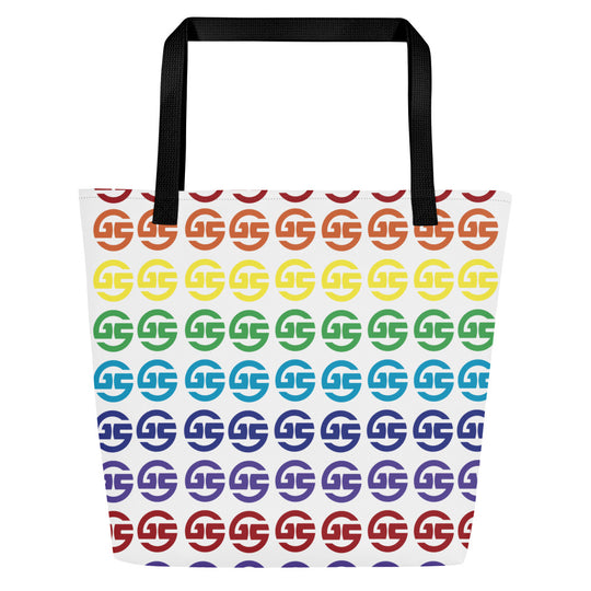 GS All-Over Print Beach Tote Bag RNBW