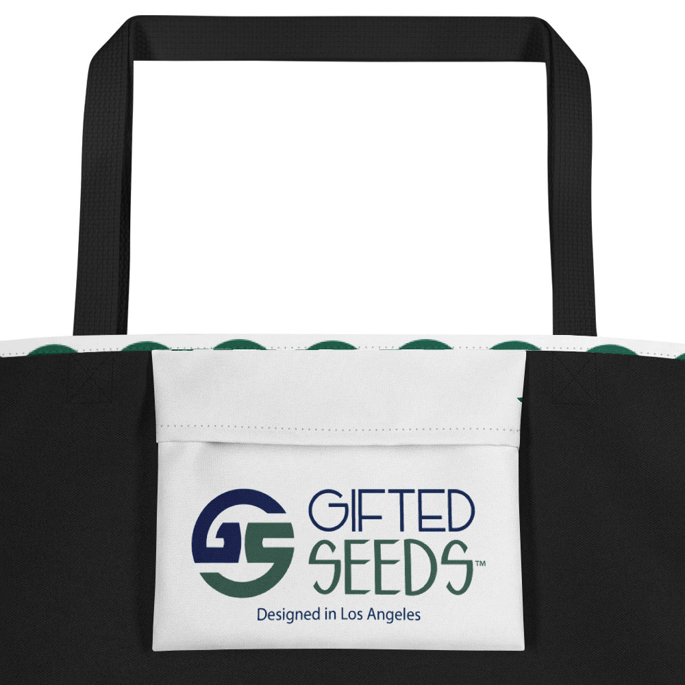 GS All-Over Print Beach Tote Bag GRN