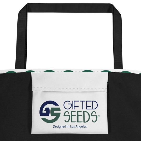 GS All-Over Print Beach Tote Bag GRN