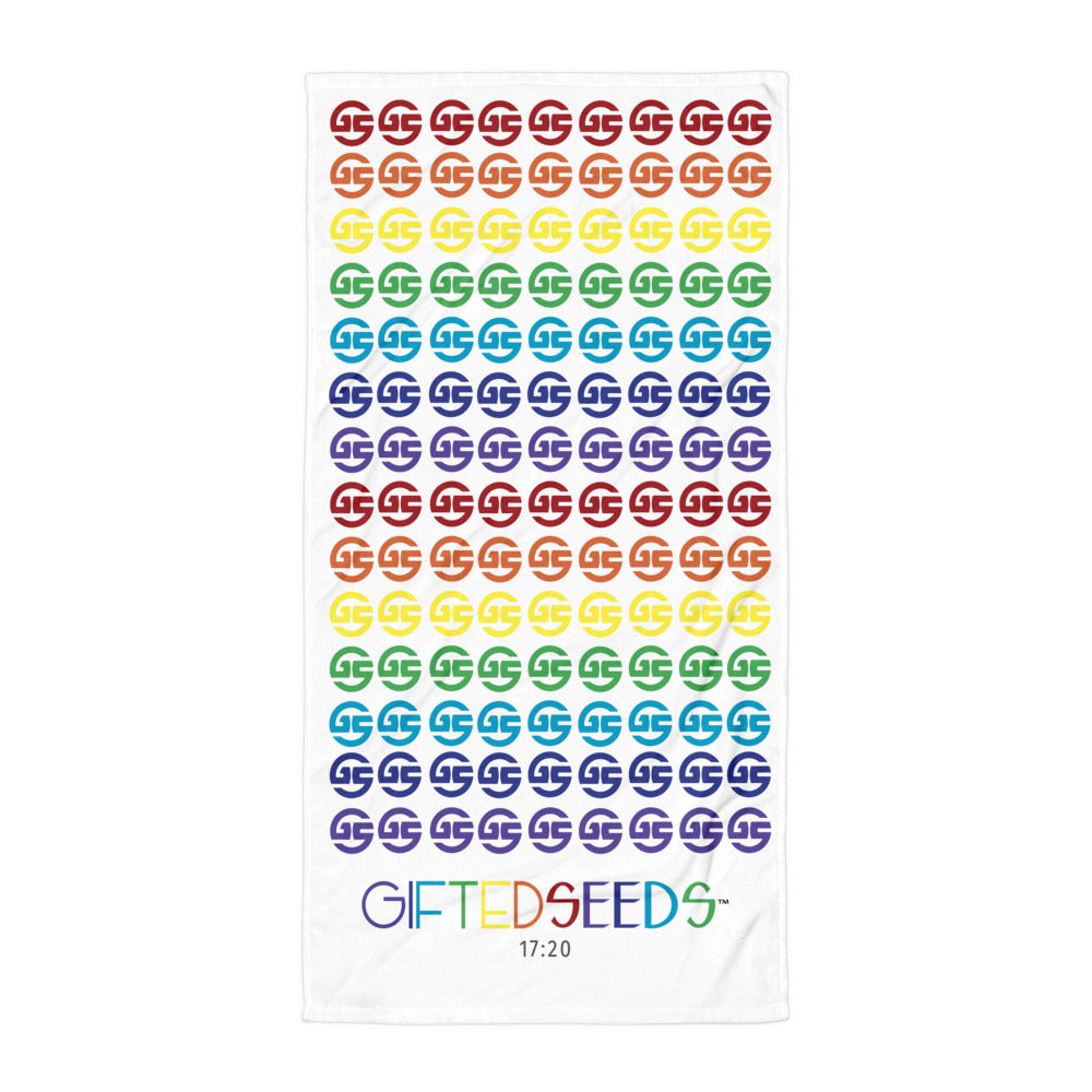 GS Logo Beach Towel Rainbow